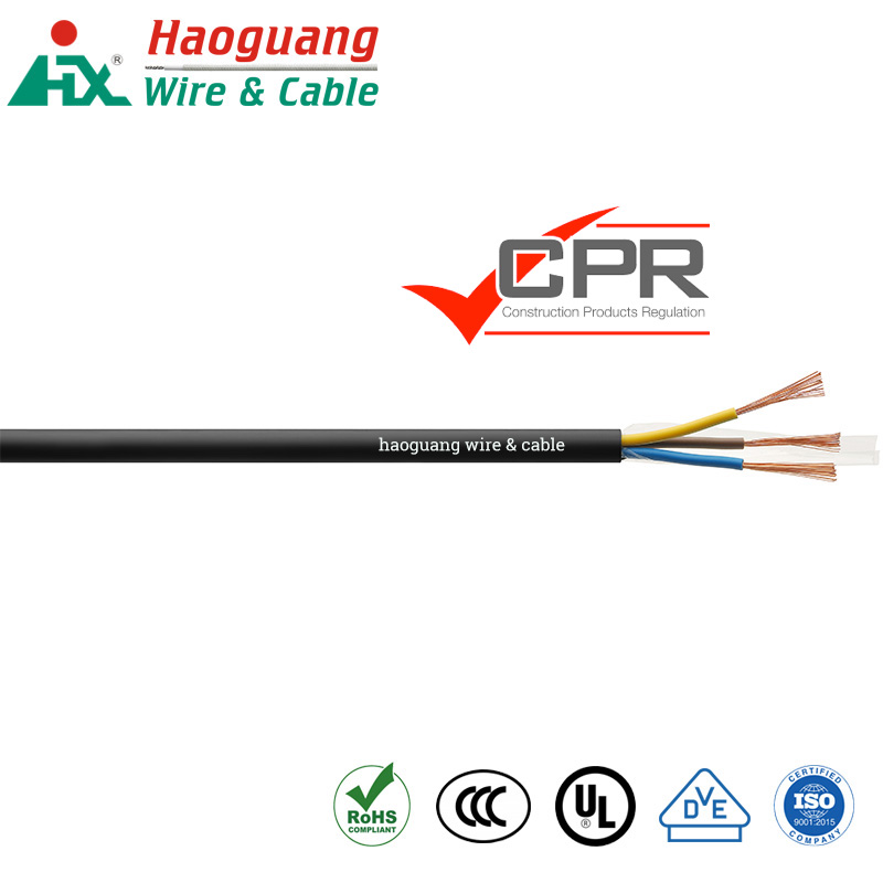 Kabel Haoguang: skladen s CPR